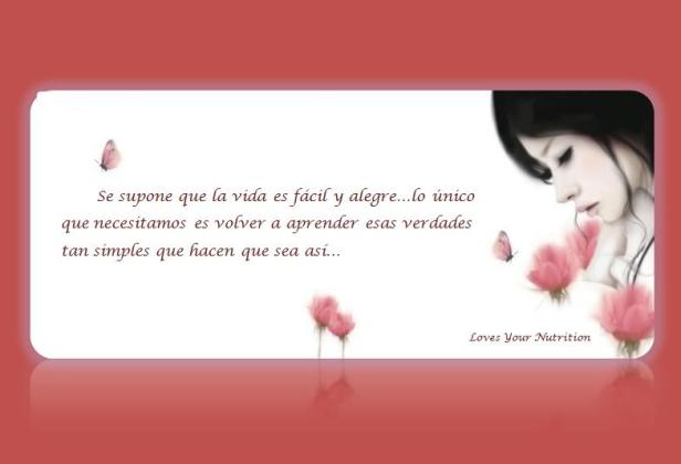 la vida es fácil...